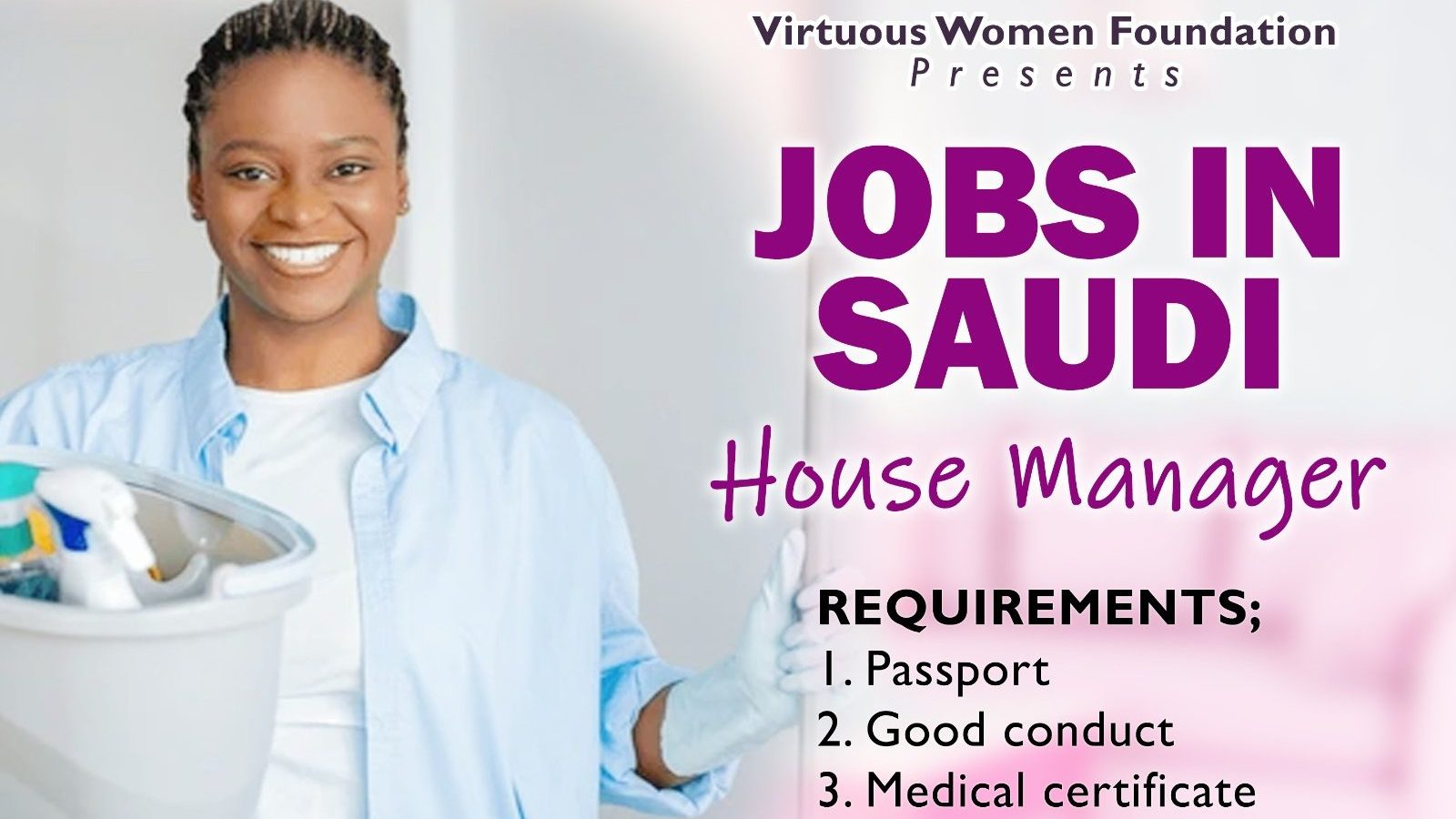 Saudi Arabia House Manager Jobs