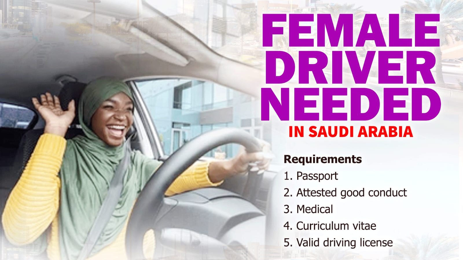 Female Drivers in Saudi Arabia