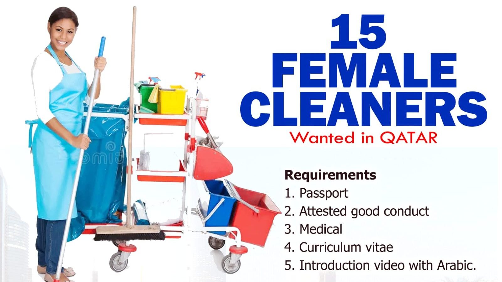 Female Cleaner Jobs in Qatar